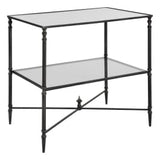 Henzler Mirrored Steel Lamp Table - undefined