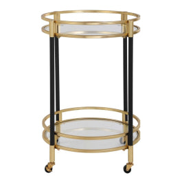 Dolly Round Bar Cart - undefined