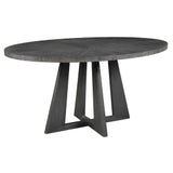 Pulsar Oval Grey Walnut Dining Table - undefined