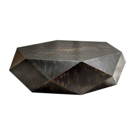 Volker Worn Black Coffee Table - undefined