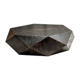 Volker Worn Black Coffee Table - undefined