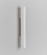 Lulworth Alabaster Vägglampa – Nickel, Stor (H 75 cm)