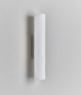 Lulworth Alabaster Vägglampa – Nickel, Mellan (H 50 cm)