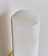 Lulworth Alabaster Vägglampa – Brass, Stor (H 75 cm), detalj