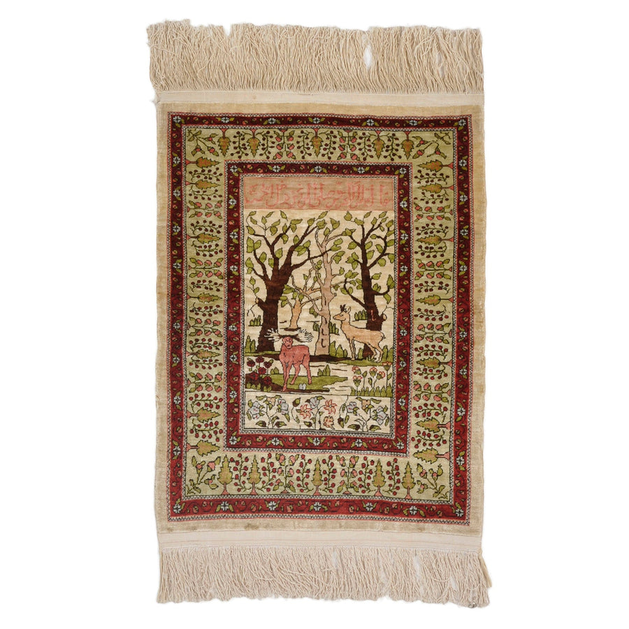 Hereke silke (Semi Antik)  62x44 cm