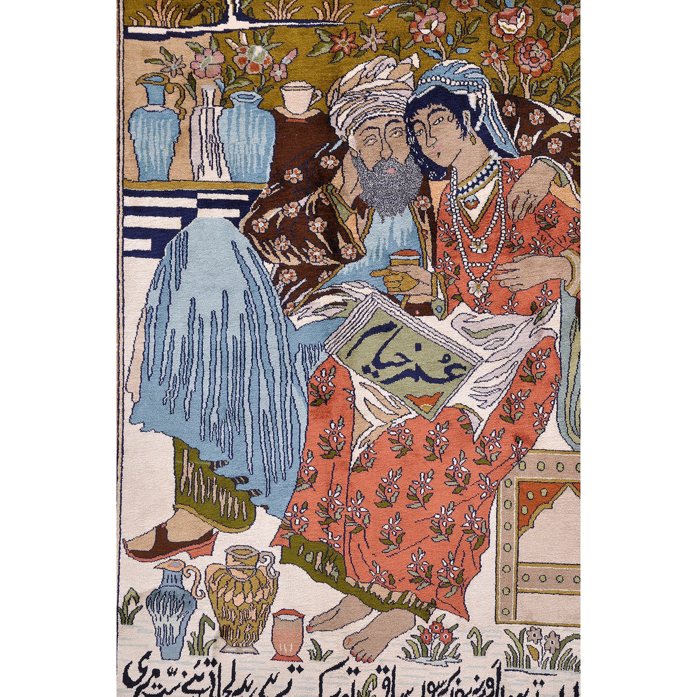 Kashmir silke 189x119 cm