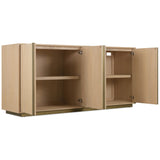 Hooker Furniture Academia Four Door Sideboard with Handles - Hooker Furnishings
