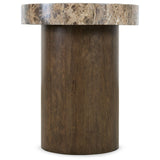 Hooker Furniture Fusion Round Dark Stone Side Table - Hooker Furnishings