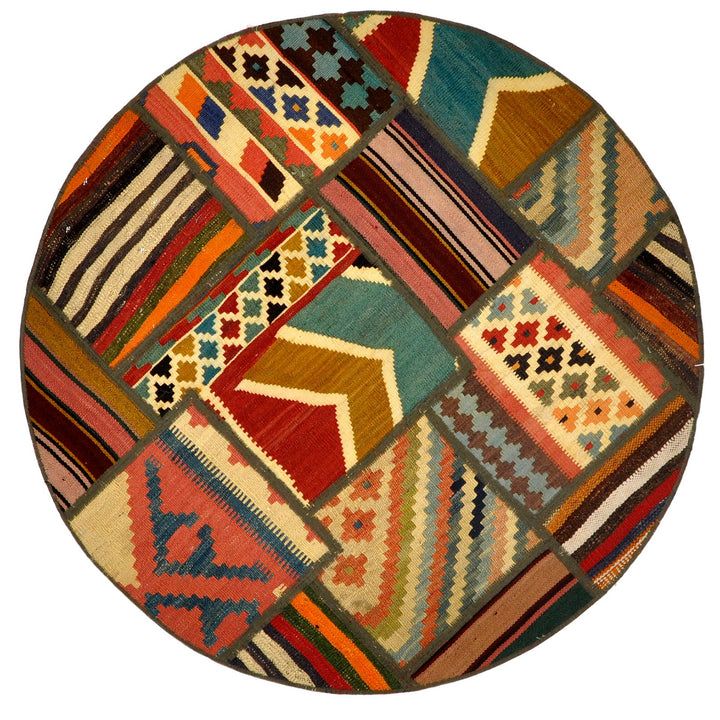 Patchwork Kilim 100x100 cm