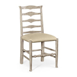 Casual Ladder Back Side Chair in Mazo - Rustic Grey - Jonathan Charles