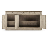 64" Rustic Grey Three Door Sideboard - Jonathan Charles