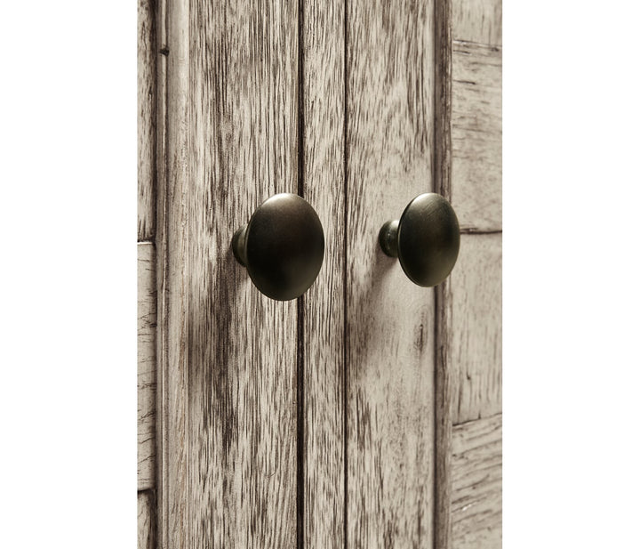 64" Rustic Grey Three Door Sideboard - Jonathan Charles