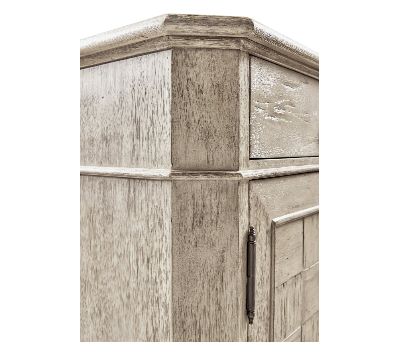 64" Rustic Grey Three Door Sideboard - Jonathan Charles
