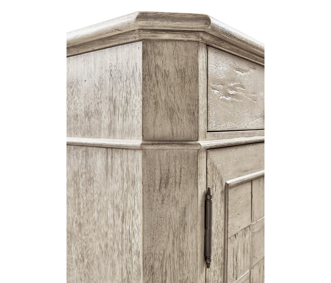 64" Rustic Grey Three Door Sideboard - Jonathan Charles