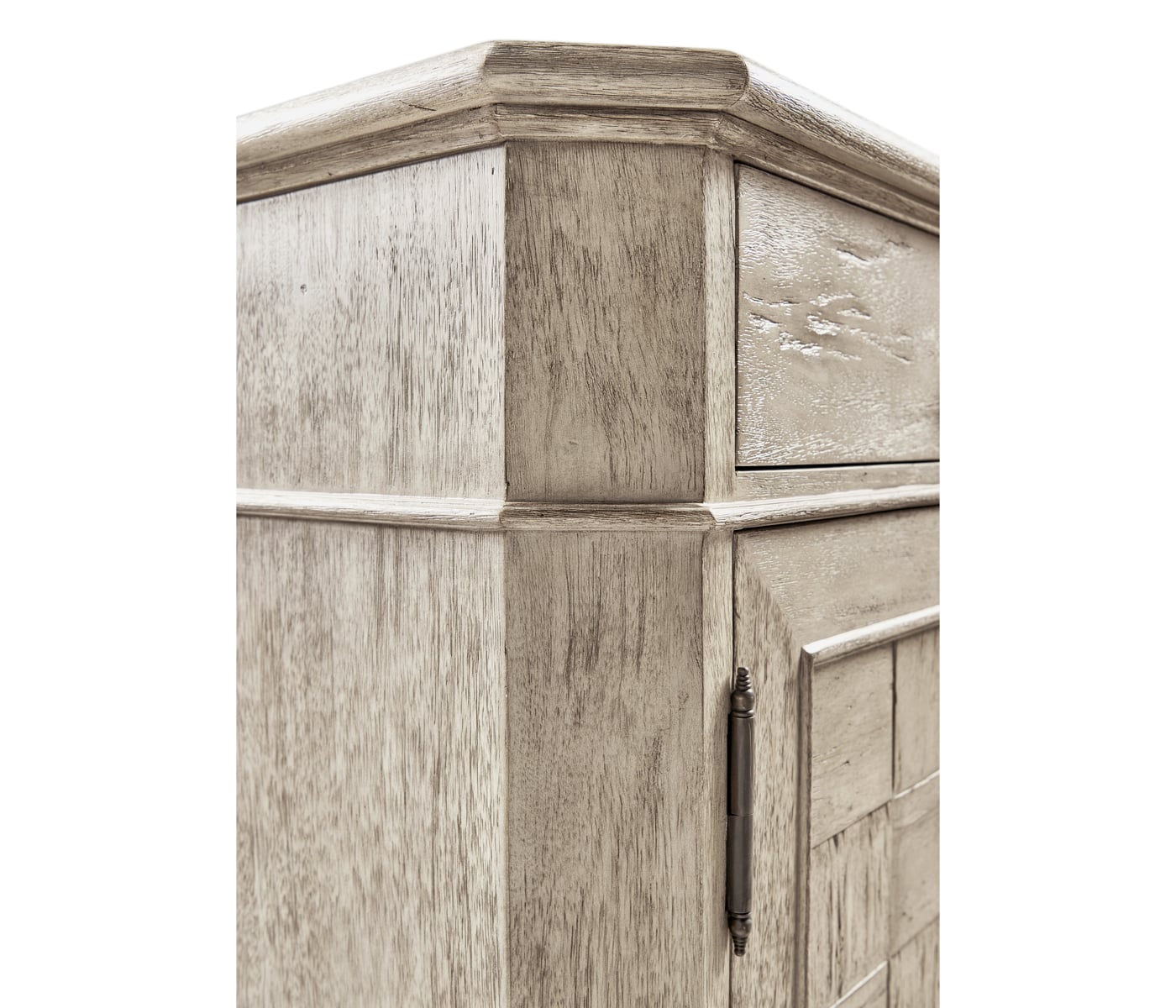 64" Rustic Grey Three Door Sideboard - Jonathan Charles