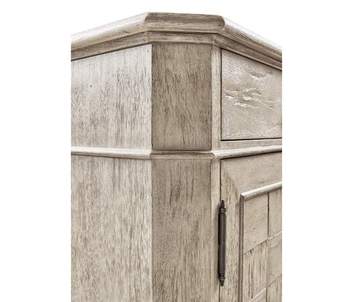 64" Rustic Grey Three Door Sideboard - Jonathan Charles