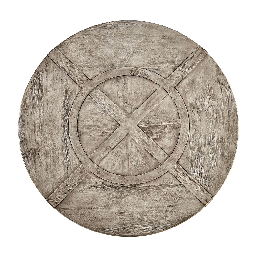 60" Circular Dining Table in Rustic Grey