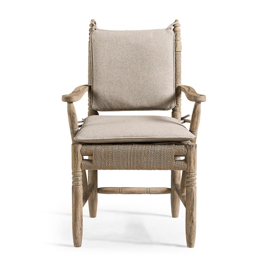 Sagehill Rush Seat Arm Dining Chair - Jonathan Charles