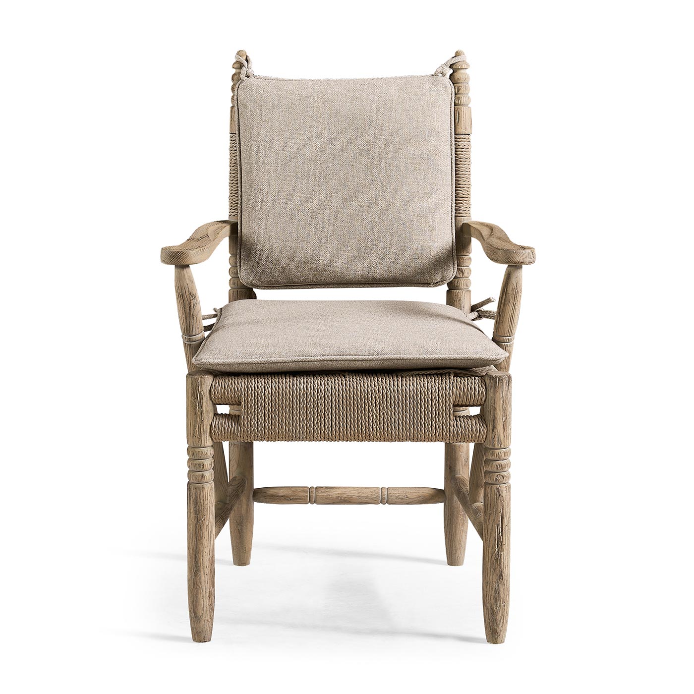 Sagehill Rush Seat Arm Dining Chair - Jonathan Charles
