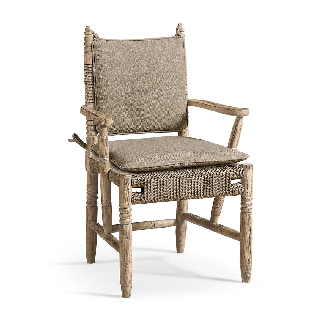Sagehill Rush Seat Arm Dining Chair - Jonathan Charles