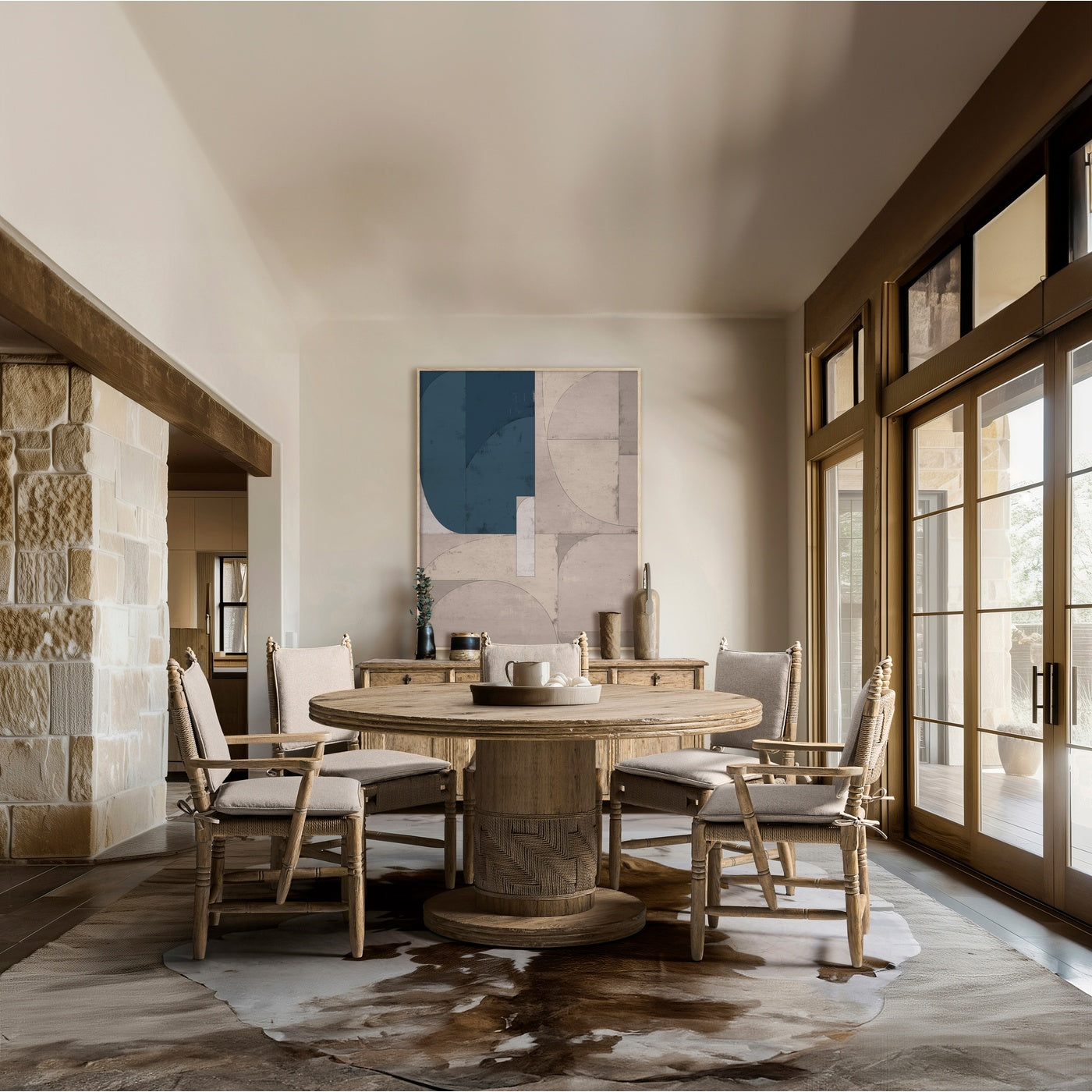 Sagehill Rush Seat Side Dining Chair - Jonathan Charles