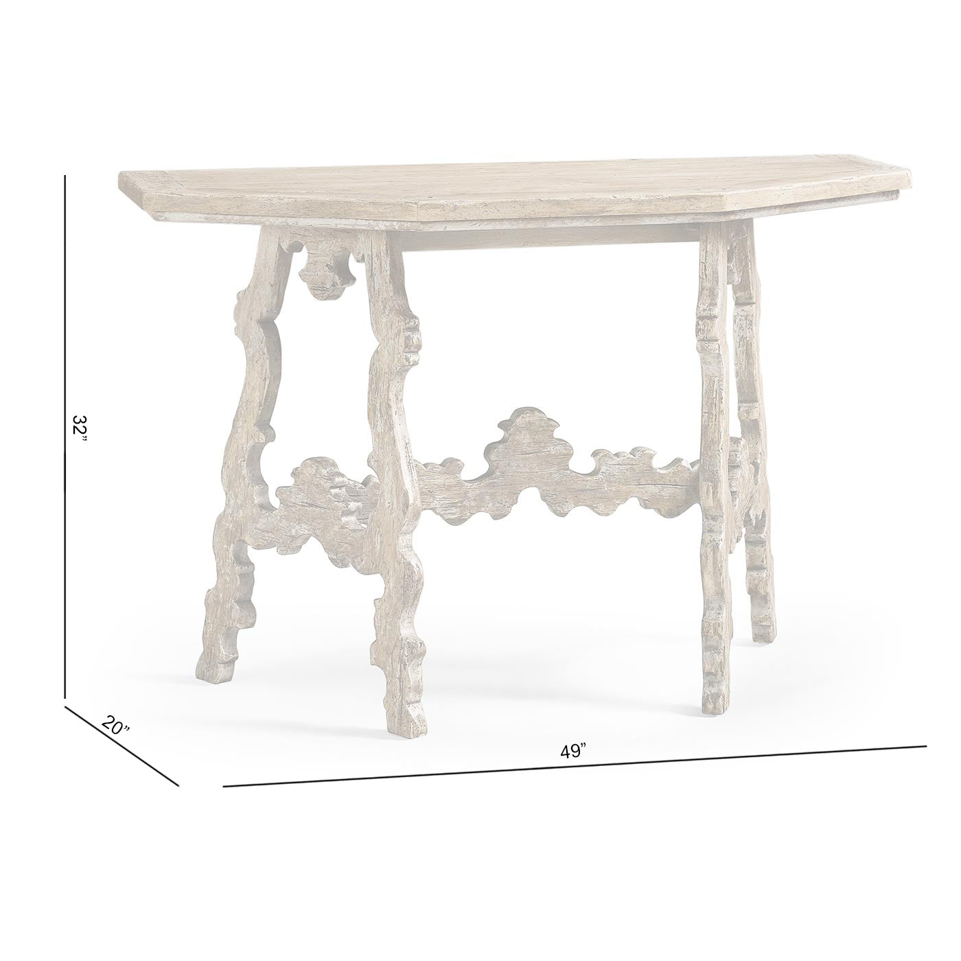 Caldera Console Table - Jonathan Charles