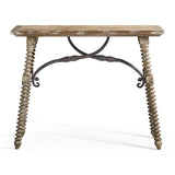 Caldera Console Table with Turned Legs - Jonathan Charles