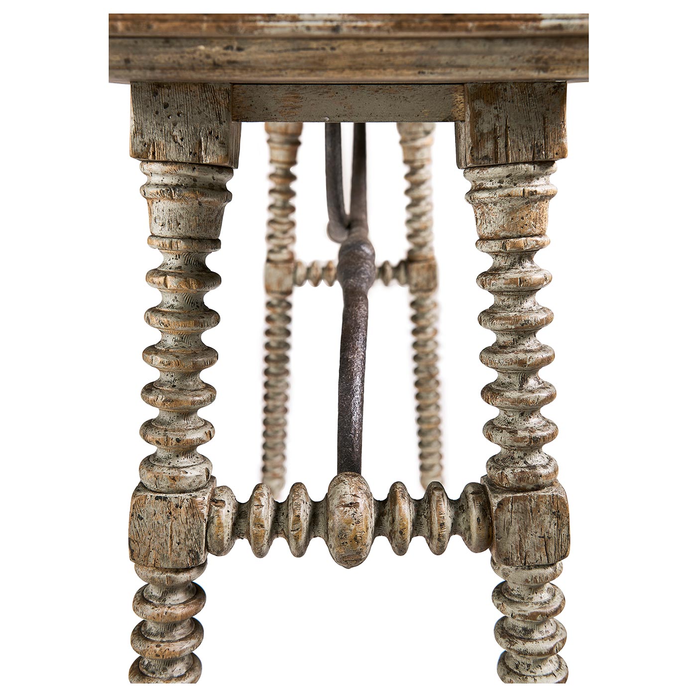 Caldera Console Table with Turned Legs - Jonathan Charles