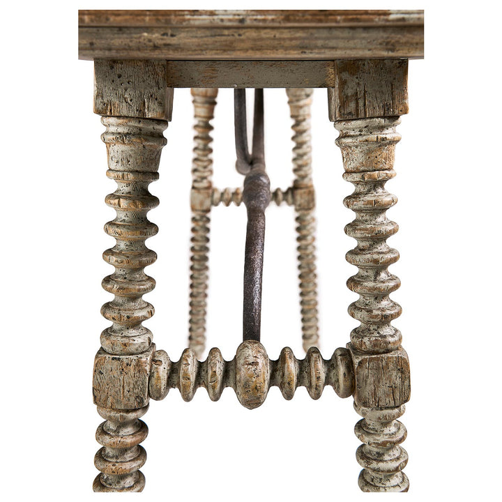 Caldera Console Table with Turned Legs - Jonathan Charles
