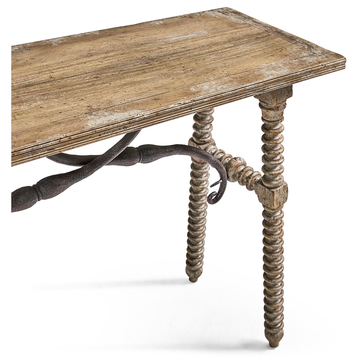 Caldera Console Table with Turned Legs - Jonathan Charles