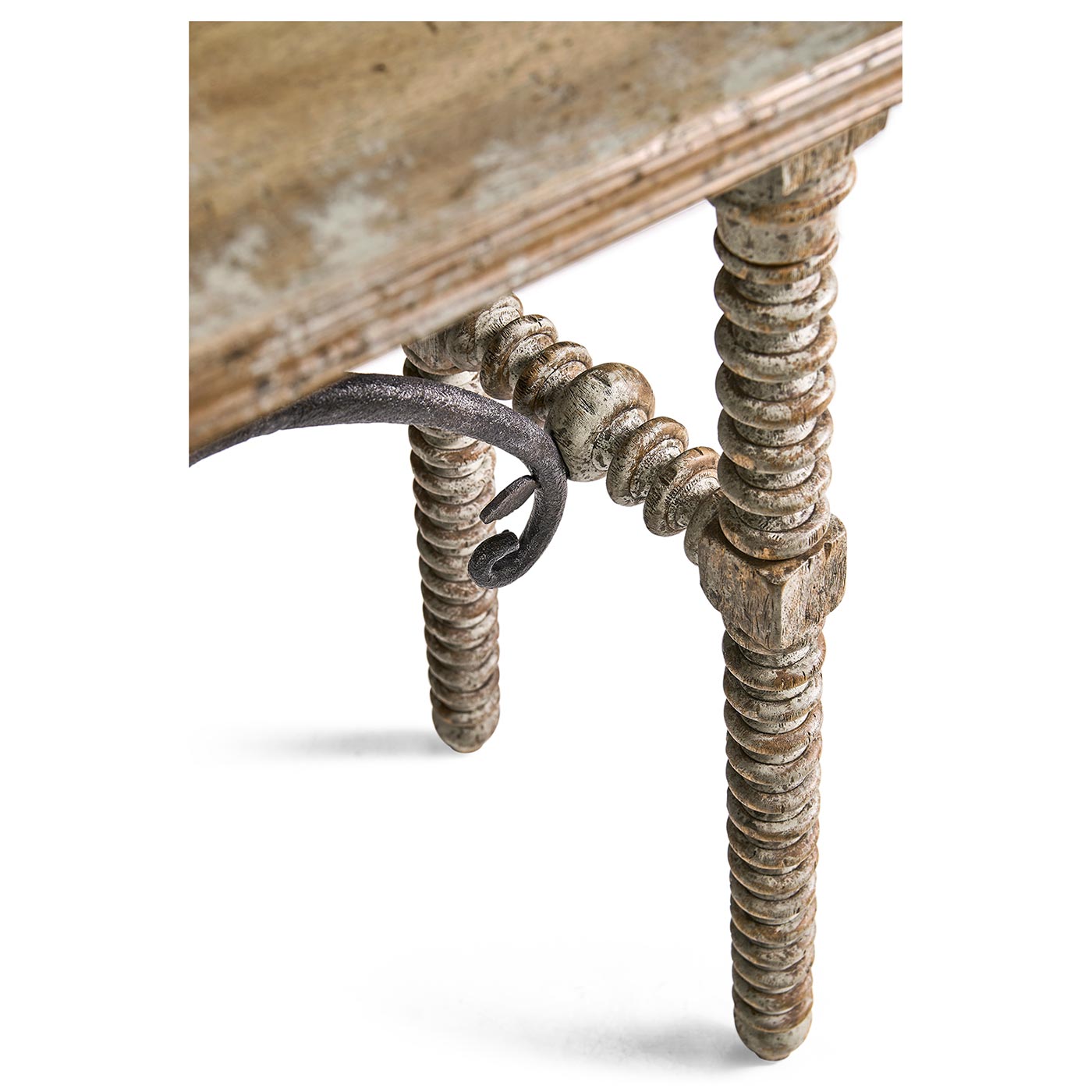 Caldera Console Table with Turned Legs - Jonathan Charles