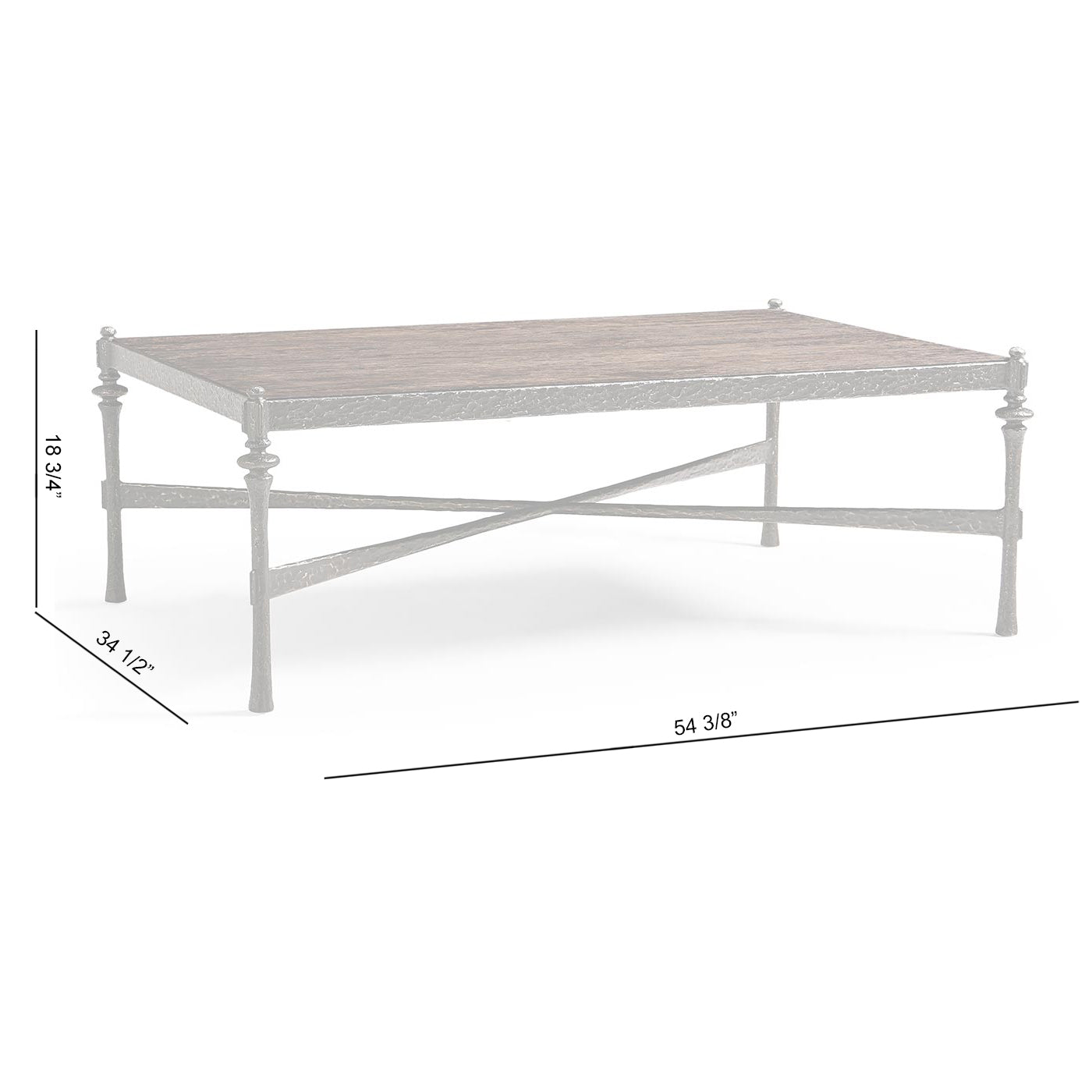 Caldera Coffee Table Dark - Jonathan Charles
