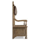 Sagehill Hall Bench in Leather - Jonathan Charles