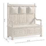 Sagehill Hall Bench in Leather - Jonathan Charles