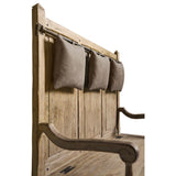 Sagehill Hall Bench in Leather - Jonathan Charles