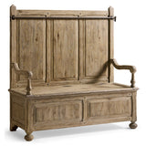 Sagehill Hall Bench in Leather - Jonathan Charles
