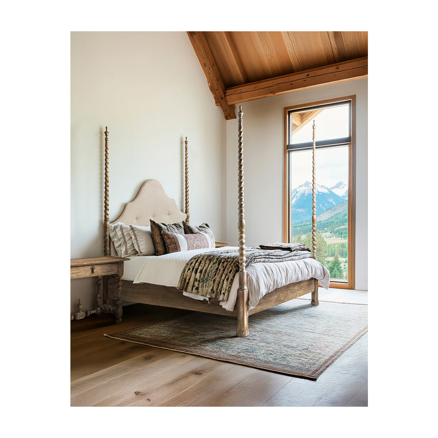 Caldera Poster UK Super King Bed - Jonathan Charles