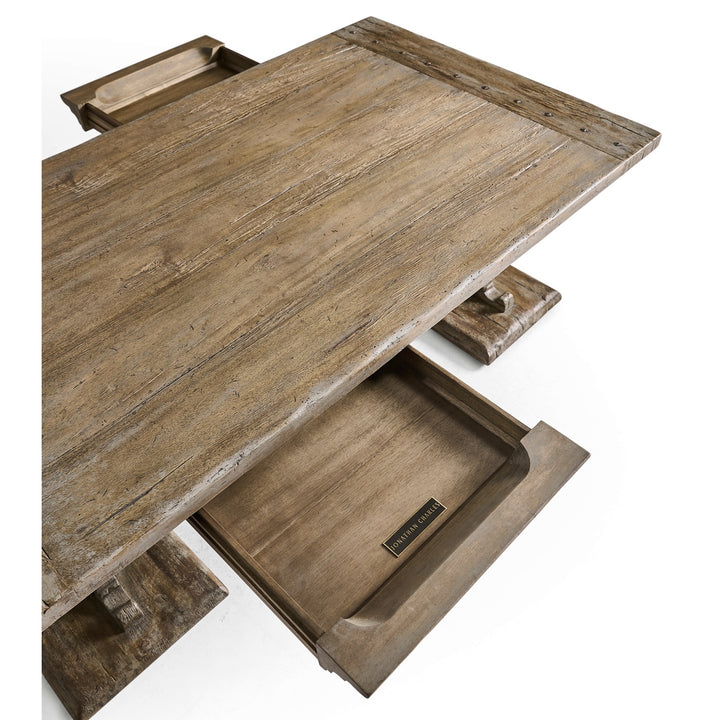 Caldera Pedestal-Base Coffee Table