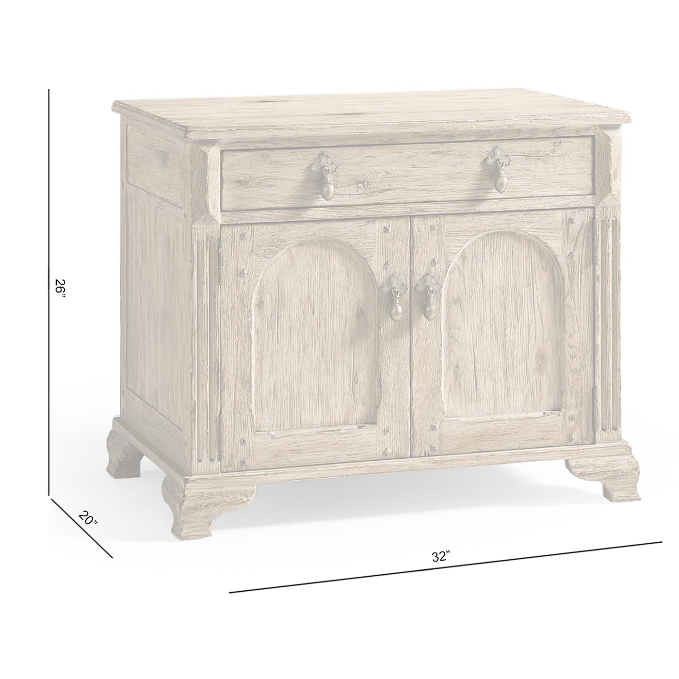 Sagehill Bedside Table - Jonathan Charles