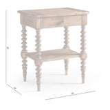 Tamarisk Narrow Bedside Table - Jonathan Charles
