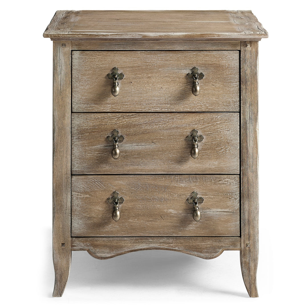 Caldera Three Drawer Bedside Table - Jonathan Charles