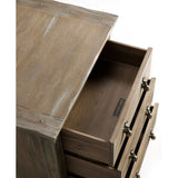 Caldera Three Drawer Bedside Table - Jonathan Charles