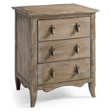 Caldera Three Drawer Bedside Table - Jonathan Charles
