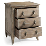 Caldera Three Drawer Bedside Table - Jonathan Charles
