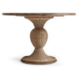 Palm Court Rattan Round Dining Table - Jonathan Charles