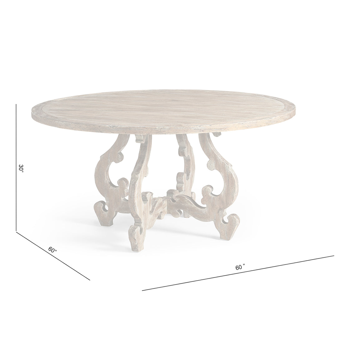 Caldera Round Dining Table 152cm - Jonathan Charles
