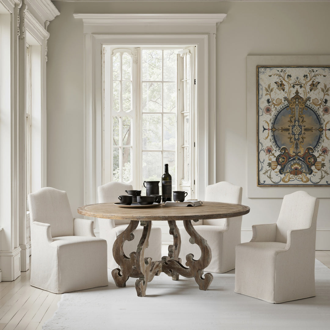 Caldera Round Dining Table 152cm - Jonathan Charles