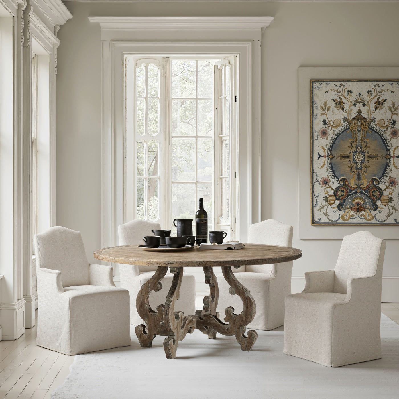 Caldera Round Dining Table 152cm - Jonathan Charles