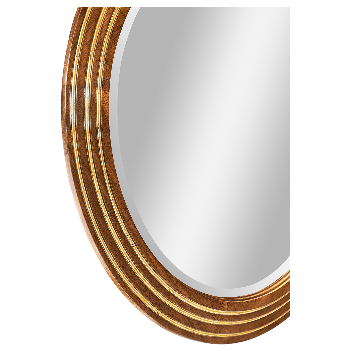Circular stepped surround mirror (Small plain glass) - Jonathan Charles