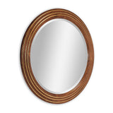 Circular stepped surround mirror (Small plain glass) - Jonathan Charles
